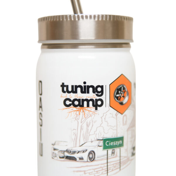 Kubek termiczny ze słomką TuningCamp 500ml